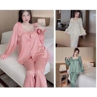 Women's pajamas, ruffles, women's pajamas, home pajamas, MDS pajamas