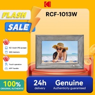 Kodak RCF-1013W WiFi 10.1-inch Digital Photo Frame, 1280*800 HD IPS Touch Screen, Classic Wooden Pho