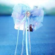 Elsa Tassel Hair Accessories Hairpin Bow Accessories Cartoon Headwear New Frozen Princess Elsa Hairp