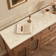 American Dining Side Cabinet Table Mat Tablecloth Waterproof Oil-Proof High-End TV Counter Protectiv