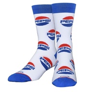 Cool Socks Novelty Crew Dress Sock, Food, Pepsi and Mountain Dew, Funny Silly