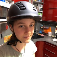 LOCLE Adult and Children Equestrian Helmet Adjustable Boys and Girls Knight Helmet Polo Riding Compe