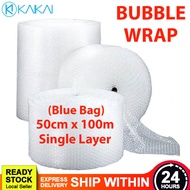 Single Layer Air Bubble Cushioning Roll 50cm x 100m Shipping Moving Items Wrap