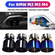 For BMW F80 F82 F83 F84 F87 stainless steel muffler tip nozzle M2 M3 M4 exhaust pipe tailpipe black 