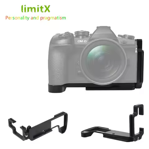 Quick Release L Plate Holder Hand Grip Tripod Bracket for Olympus OM-D EM1 E-M1 Mark II III Camera f