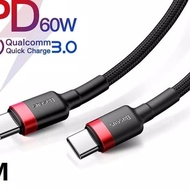 TYPE-C TO TYPE-C PD 2.0 60W FAST CHARGE DATA CABLE (20V 3A) 2M