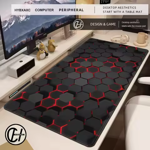 120x60cm Geometric Large Mouse Pad XXL Computer Mousepads Hexagon Mousepad Big Keyboard Mat Gamer Mo