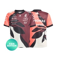 Mercedes AMG Petronas Formula One Team Driver Jersey Replica Summer Pack Kids