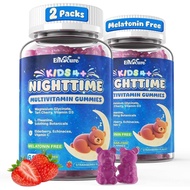 Kids 4+ Free  Aid Gummies + Magnesium Glycinate + Saffron + Calcium, D3+K2, Inositol-Kids  Gummies N