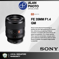Sony FE 35mm F1.4 GM Lens [SEL35F14GM] For Sony FE | Sony Singapore Warranty