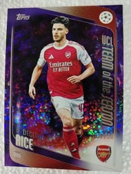 Topps Declan Rice 足球卡