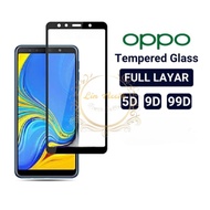 LAYAR Tempered Glass Full Screen 9D Oppo A37 A37F A39 A59 A71 A73 A75 A79 A83 A57 F1 F1s F1f F1fw An