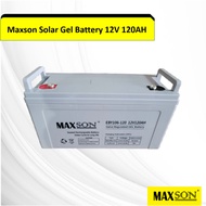 MAXSON SOLAR GEL BATTRY 120AH 12V Power station save energy