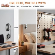 honeybird Garage Organization Wall Charger Holder for DC18RC DC40RA Power Tool Secure Storage Space 