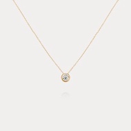 Bubble D. | 0.10ct-0.20ct 泡泡包鑲 八心八箭 天然鑽石18K項鍊