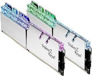 G.Skill Kit Barrettes mémoire 32Go (2x16Go) DIMM DDR4 Trident Z Royal RGB PC4-25600 (3200 Mhz) (Blanc),F4-3200C16D-32GTRS
