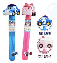 📦現貨📦 韓國 Poli Amber 可拆式玩具車 泡泡棒 toy car bubble