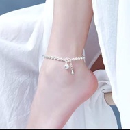 Genuine s999 sterling silver anklet female sterling silver 999 sterling silver a正品s999纯银脚链女纯银999纯银脚链