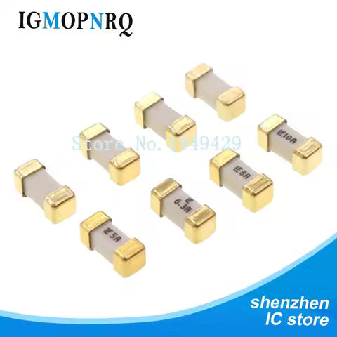 10PCS 2410 A one-time SMD fuse Restore fuse 1808 0.1A 0.2A 0.25A 0.3A 0.5A 0.75A 1A 2A 3A 4A 5A 6.3A