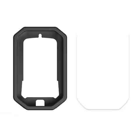 XSXS-Bicycle Computer Protection Cover Silicone With High Definition Film For Bryton Rider 320 420 S
