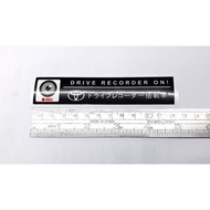 TOYOTA JDM Drive Recorder - decal/sticker