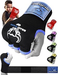 BEAST RAGE Boxing Wraps Hand Gel Gloves MMA 75cm Long Wrap Padded Elasticated Quick Boxing Punching