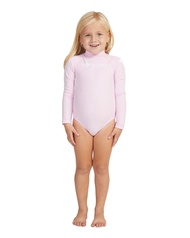 ROXY ชุดว่ายน้ำวันพีชแขนยาวสำหรับเด็กผู้หญิง 2-7 ปี Heater Long Sleeve One-Piece Rash Vest 234 ERLWR03288-MFD0