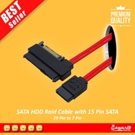 Raid Cable 29 Pin to 7 Pin SATA HDD with 15 Pin SATA Cable