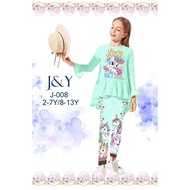 J008- J&Y PJS - SZ 2-7Y 8-13Y