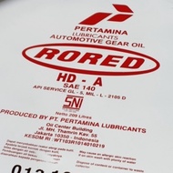 RORED HDA SAE 140 DRUM OIL Pertamina axle gear oil