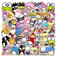 ✨พร้อมส่ง✨SANRIO My Melody sticker มาย เมโลดี้ สติกเกอร์กันน้ำรูปแบบที่แตกต่างกัน 50ชิ้น
