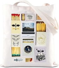 ACOTAR Inspired Gift Dragon Rider Tote Bag TOG Merch Night Court Fantasy Bookish Handbag Basgiath Wa