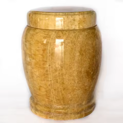 Cultural Cremation Marble Urn Funeral Accessories