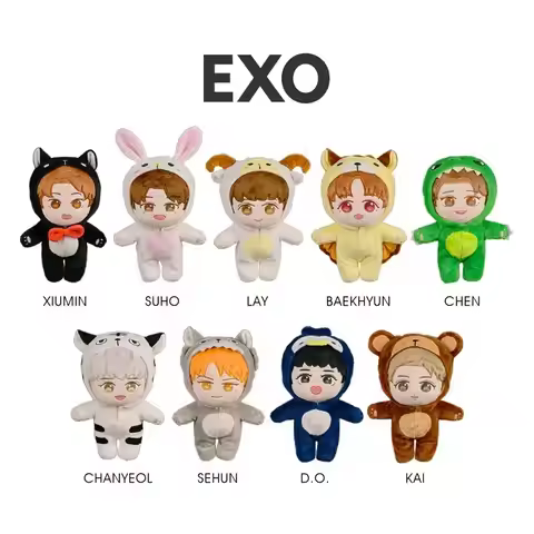EXO dolls 'D.O., Taemin, Xiumin, Chulmin, Chan, Baekhyun, Jongin, Jongdae' figurine dolls nude dolls
