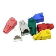 50pcs CAT5e CAT6e Rubber Boot NETWORK Ethernet RJ45 LAN Cable PVC PROTECTOR CAP Cover Connector JOIN