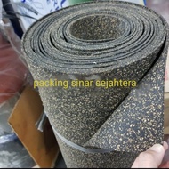 gabus karet / rubber cork packing lembaran 3mm 90cm x 90cm