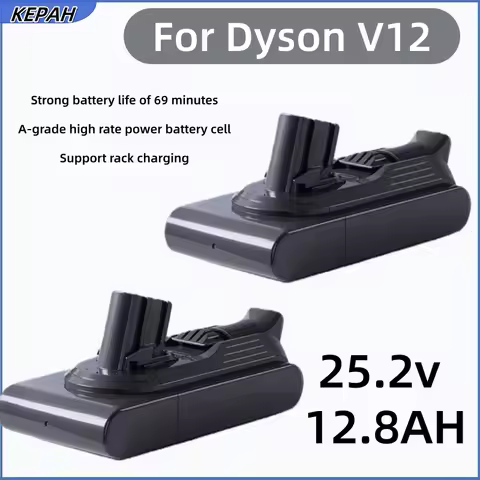 For Dyson V12 25.2V 6000mAh Rechargeable Battery Vacuum Cleaner Battery For V12 Series SV20 SV30 SV3