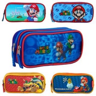 美國 CHENSON X Super Mario Bro 孖寶兄弟 主題帆布 雙層 筆袋