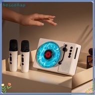 HECCEHZP Wave Vinyl Record Player, with Adjustable Ambient Lights Retro Bluetooth Vinyl Record Playe