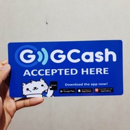 GCASH ACCEPTED HERE SIGNAGES PVC TYPE