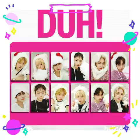 Kpop P1Harmony Album DUH Photocards AM Signature Card Speical LOMO Card JONGSEOB KEEHO THEO INTAK SO