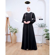 [✅Baru] Uzma Dress By Yessana Hijab Gamis Viscose Twil Baju Panjang