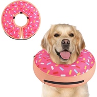 Supet Inflatable Dog Cone Collar Alternative After Surgery, Pet Neck Donut Collar Recovery E Collar 