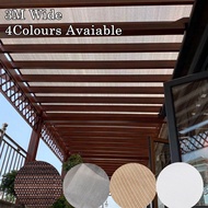 3M Wide Sun Shade Net Outdoor Garden Balcony Succulent Plant Sun Shade Sail Anti-UV HDPE Sun Shelter