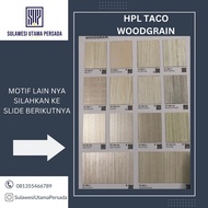 Hpl Taco  Hpl Motif Kayu  Hpl Taco Motif Kayu - Kode AA Diskon