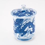 Arita ware japanese pottery Arita-Yaki Tea cup Blue White made in JAPAN