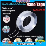 1M/3M Nano Tape Double Sided Tape Transparent NoTrace Reusable Waterproof Adhesive Tape Cleanable Ho