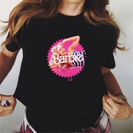 IN Stock New Fashion Barbie T Shirt Women Black Short Sleeve Top Summer Clothes Female T-shirt 80s 9