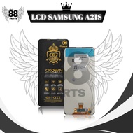 LCD SAMSUNG A21S / A217 / A21F TOUCHSCREEN FULL SET / LCD COMPLETE ORIGINAL LCD