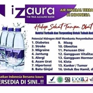 GERCEP!!! iZaura Alkali Air Mineral Air Minum pH Tinggi 1 dus Termurah